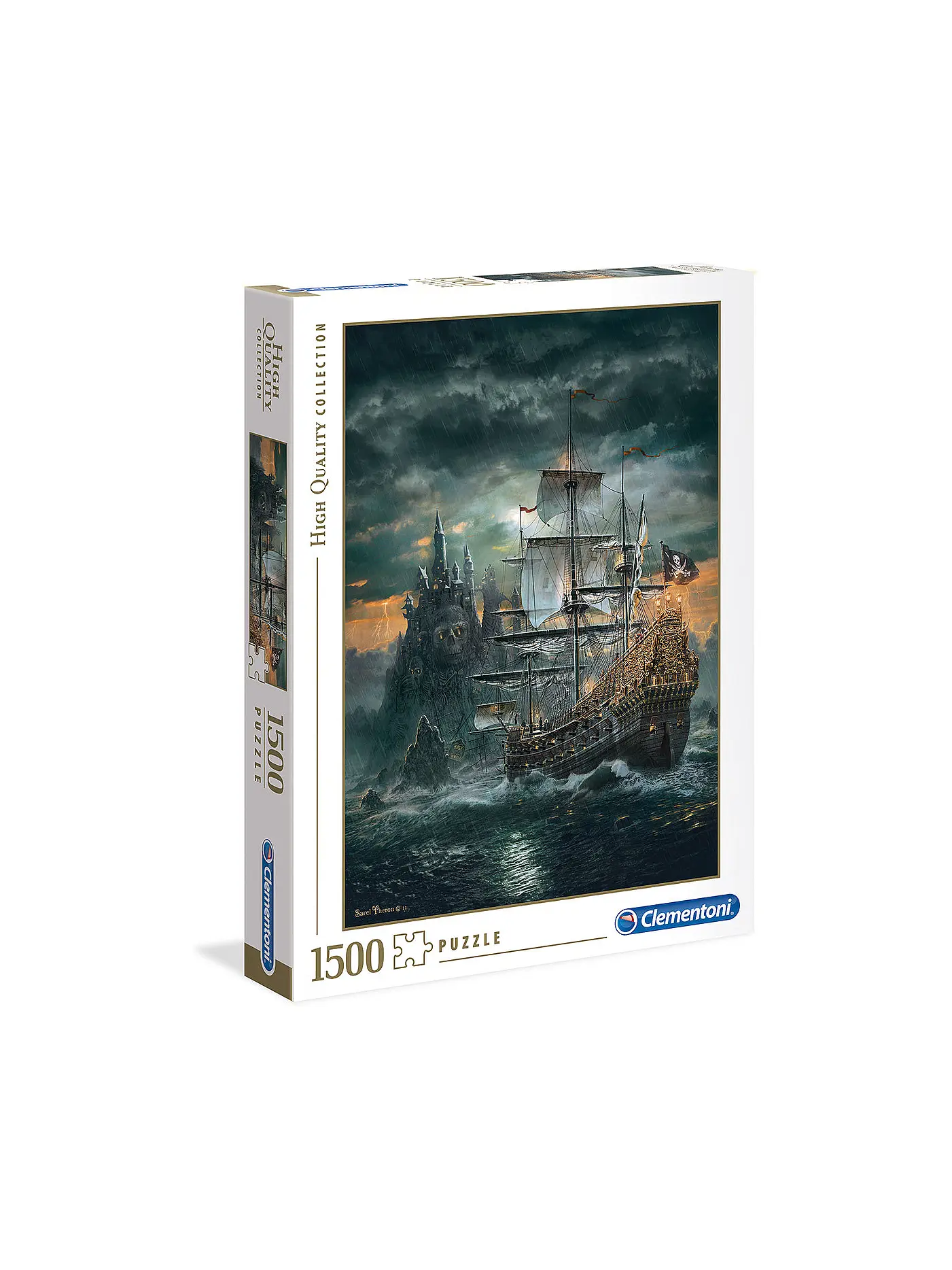 CLEMENTONI | Puzzle - Das Piratenschiff 1500 Teile | 